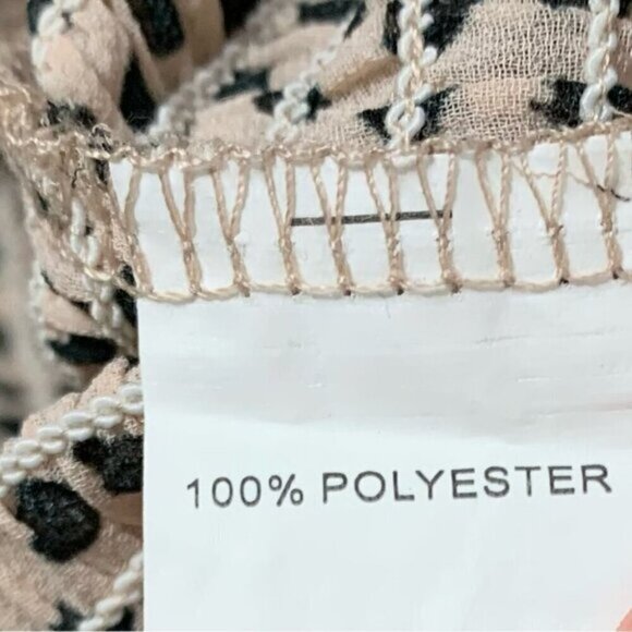 Princess Polly Kinsley Mini Dress Leopard print Ruffle Smocked Ruched Bodycon - Picture 14 of 16